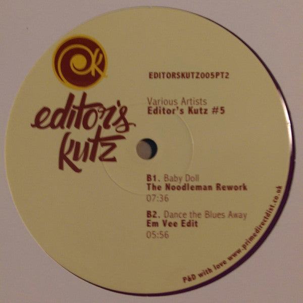 Various : Editor's Kutz #5 (12", Pur)