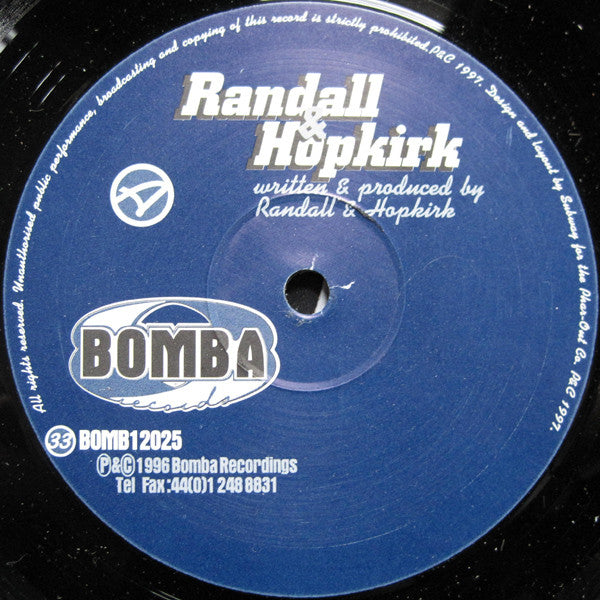 Friends Of The Family (3) : Randall & Hopkirk / Sweet Love (12")