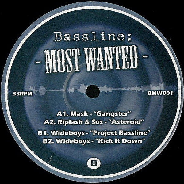 Various : Bassline: Most Wanted Vol.1 (2x12")