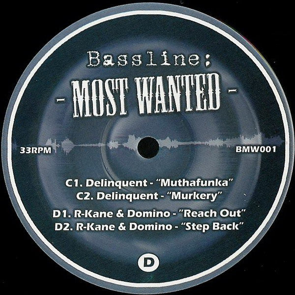 Various : Bassline: Most Wanted Vol.1 (2x12")