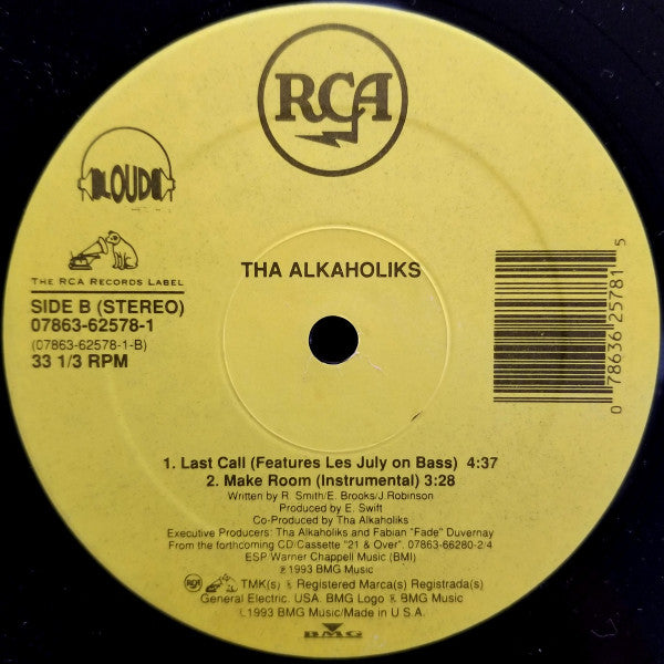 Tha Alkaholiks : Make Room / Last Call (12")