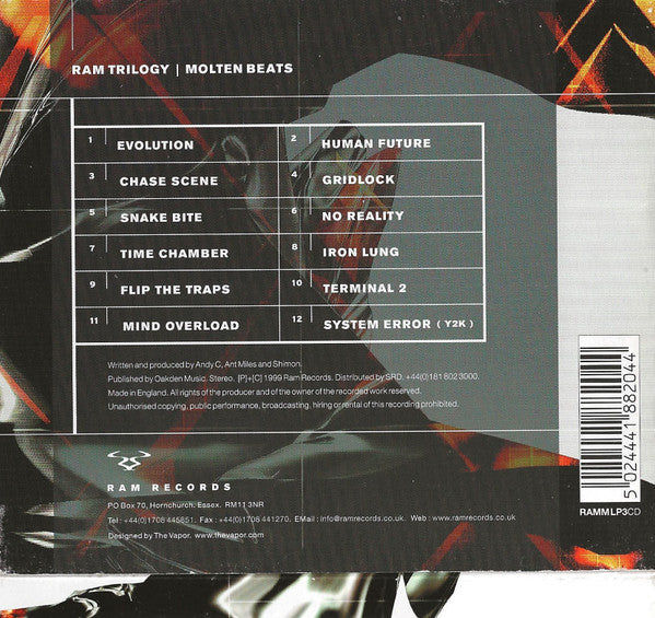 Ram Trilogy : Molten Beats (CD, Album + CD, Album, Mixed)