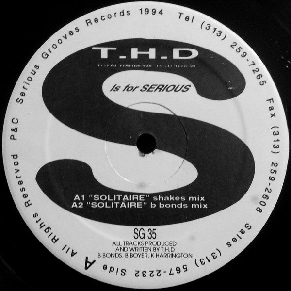 T.H.D. : Solitaire (12")