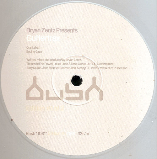 Bryan Zentz : Guttertrax (12", Lig)