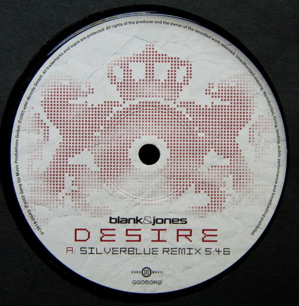 Blank & Jones : Desire (Part 3) (12")