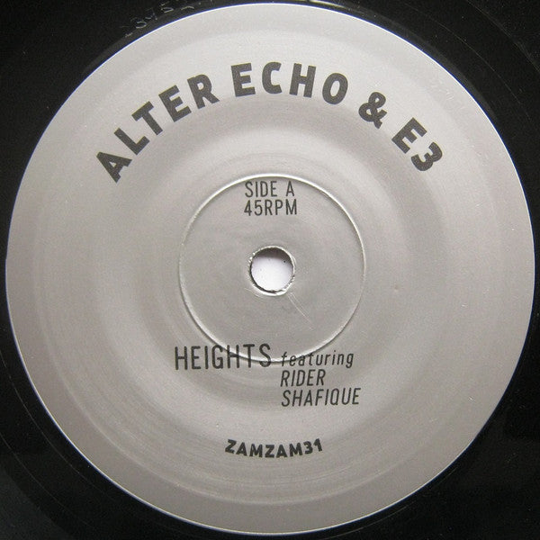 Alter Echo & E3 (3) : Heights (7", Ltd)