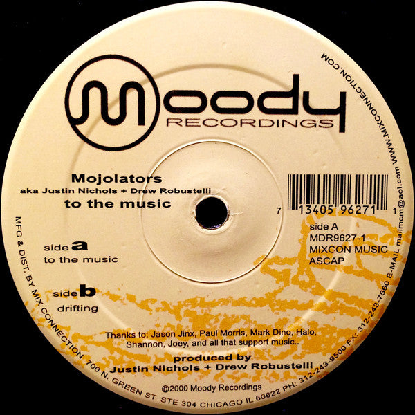 Mojolators : To The Music (12")