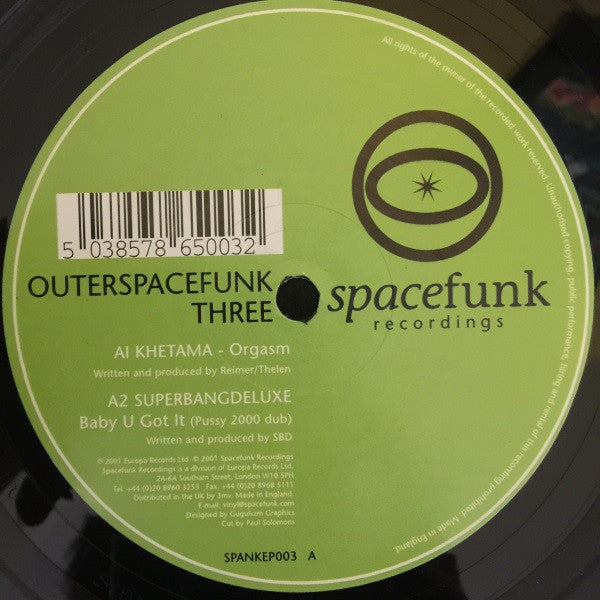 Various : Outerspacefunk Three (12", EP)