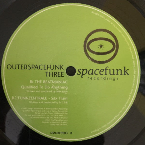 Various : Outerspacefunk Three (12", EP)