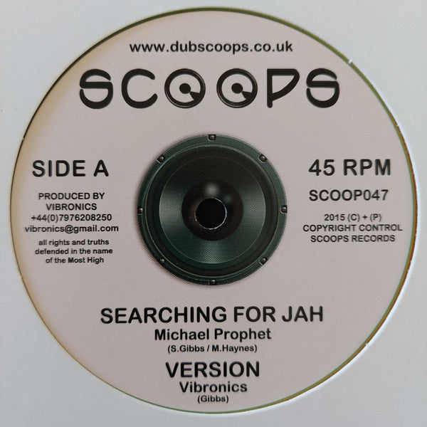 Michael Prophet / Dan Man : Searching For Jah / Tribulation (10")