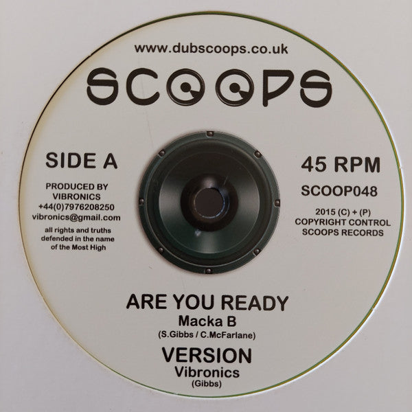 Macka B / Nia Songbird : Are You Ready / Jah Jah's House (10")