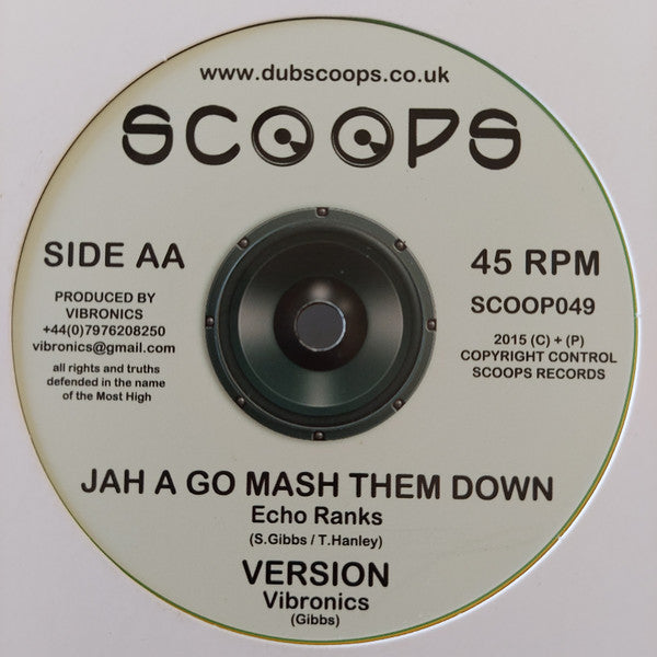 Madu Messenger / Echo Ranks : Babylon Is Falling / Jah A Go Mash Them Down   (10")