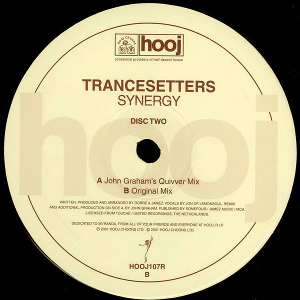 Trancesetters : Synergy (12", 2/2)