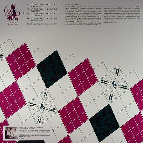 Mind Readers Featuring Malik Hart : S.U.M.O. Rebounces - Album Sampler Part 2 (12", Smplr)