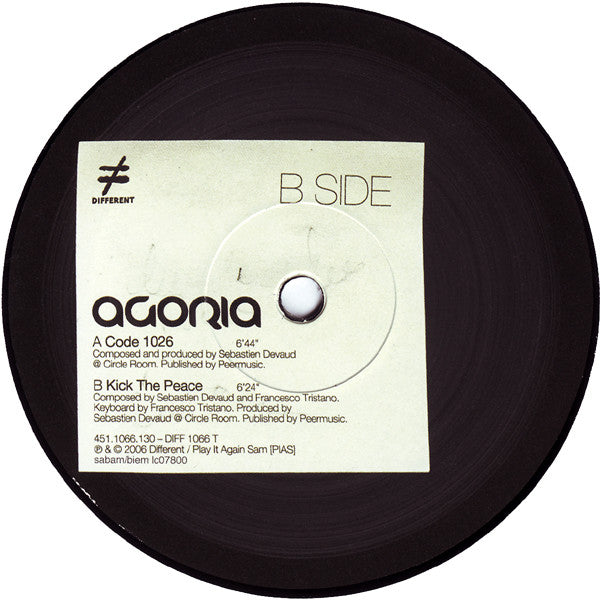 Agoria : Code 1026 (12")