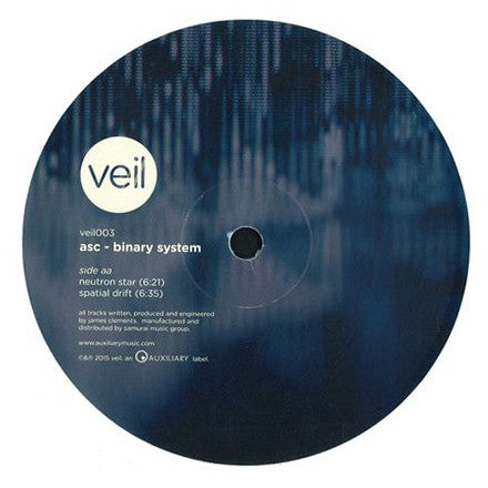 ASC : Binary System (12", EP, Whi)