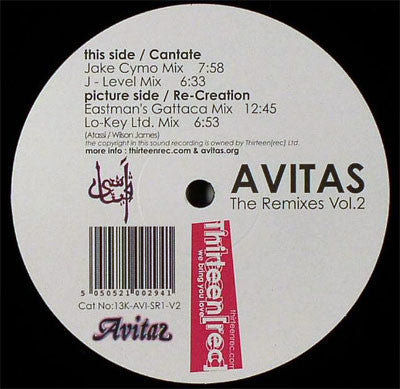 Avitas : The Remixes Vol. 2 (12")