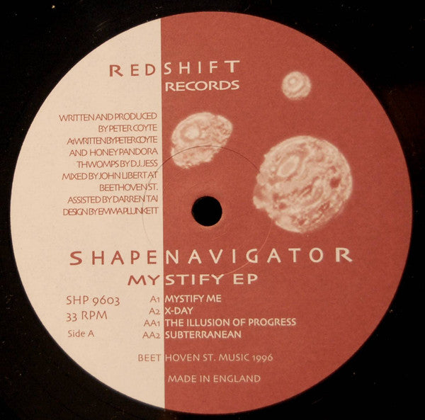 Shape Navigator : Mystify E.P. (12")