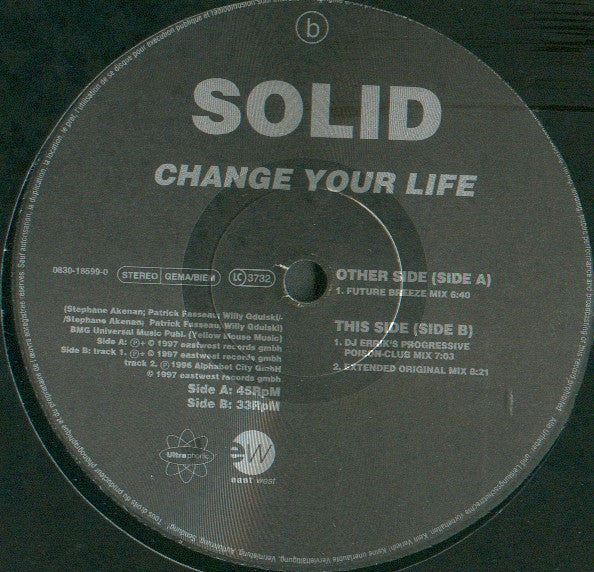 Solid : Change Your Life (12")