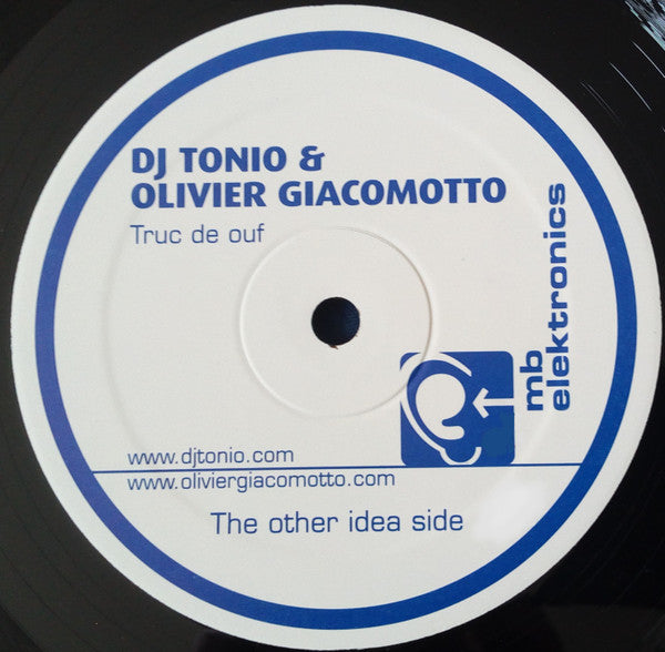 DJ Tonio + Olivier Giacomotto : French Connection Vol. 1 (12")