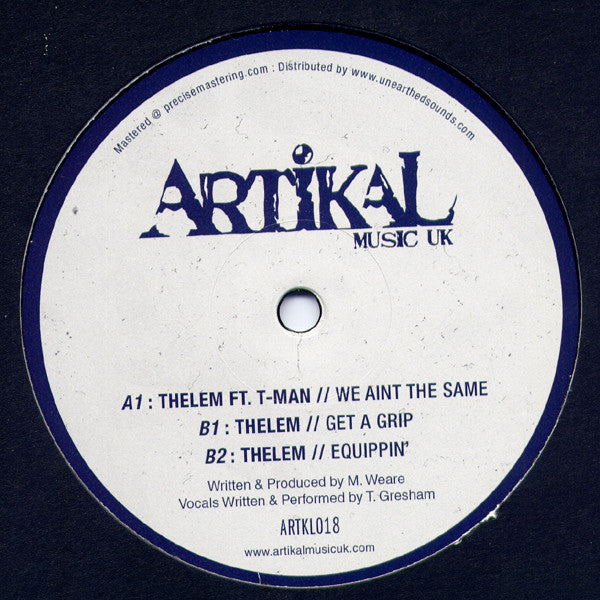 Thelem feat. T-Man (5) : We Ain't The Same (2x12", EP)