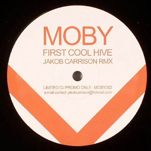 Moby : First Cool Hive (Jakob Carrison Rmx) (12", S/Sided, Ltd, Promo, Unofficial)