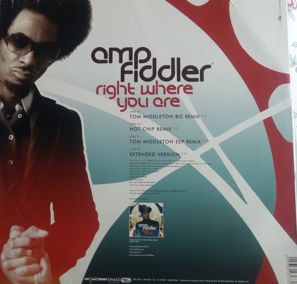 Amp Fiddler : Right Where You Are (12")