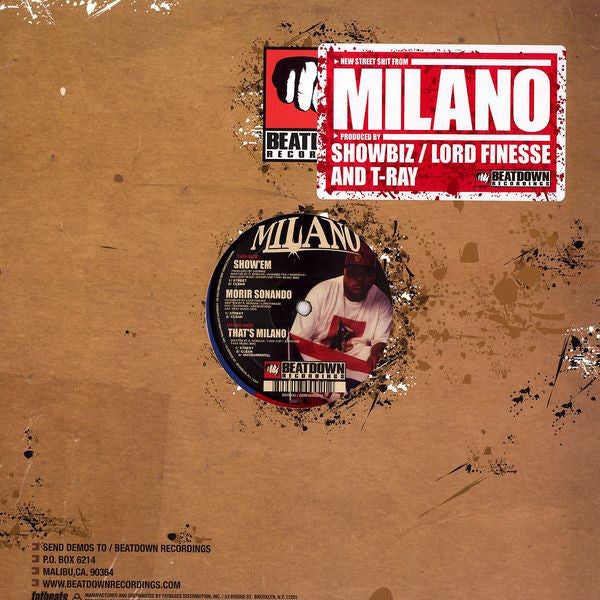 Milano (2) : Show 'Em / Morir Sonando / That's Milano (12")