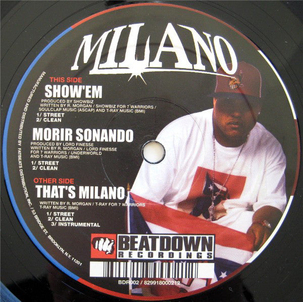 Milano (2) : Show 'Em / Morir Sonando / That's Milano (12")