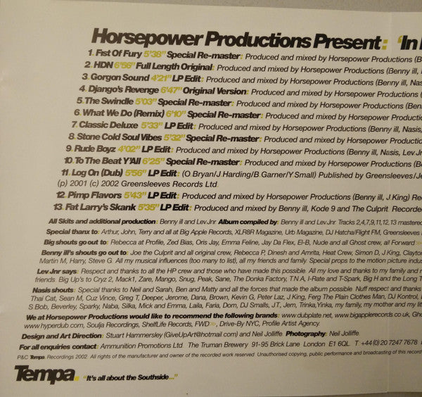 Horsepower Productions : In Fine Style (CD)