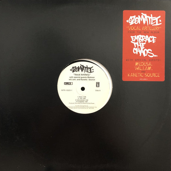 Ozomatli : Vocal Artillery (12", Promo)