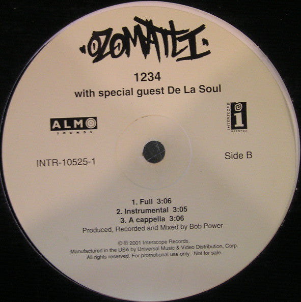 Ozomatli : Vocal Artillery (12", Promo)
