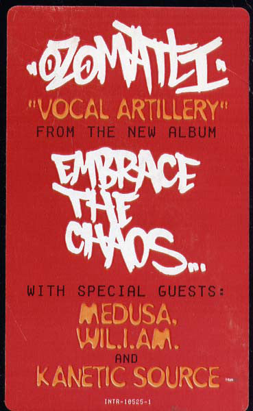 Ozomatli : Vocal Artillery (12", Promo)