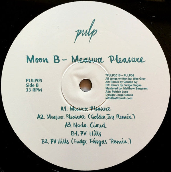 Moon B : Measure Pleasure (12")