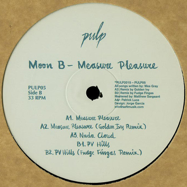 Moon B : Measure Pleasure (12")