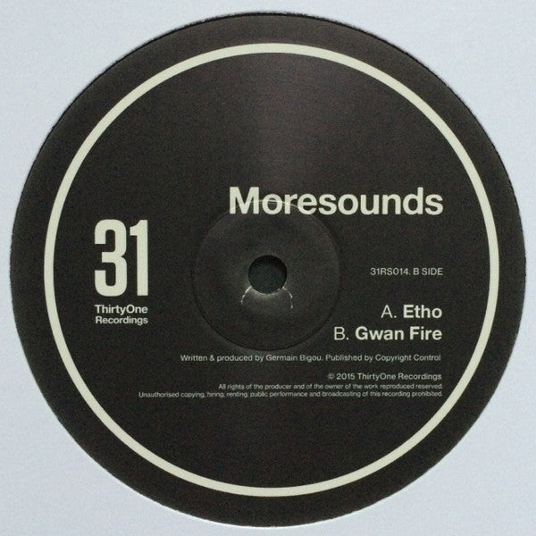 Moresounds : Etho / Gwan Fire (12")