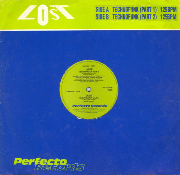 Lost : Techno Funk (12")