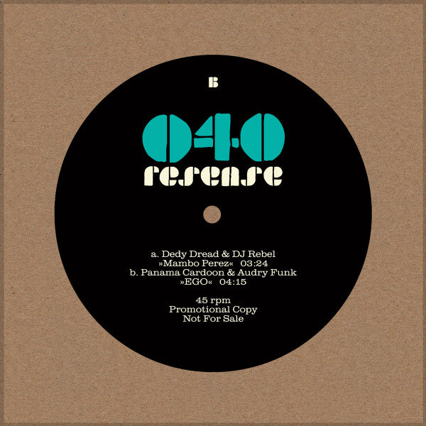 Dedy Dread & DJ Rebel (2), Panama Cardoon & Audry Funk :   Resense 040  (7", Single, Promo)