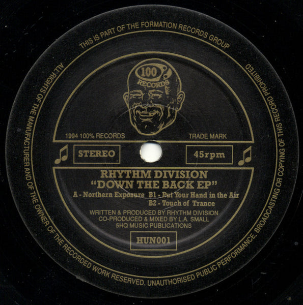 Rhythm Division : Down The Back EP (12", EP)