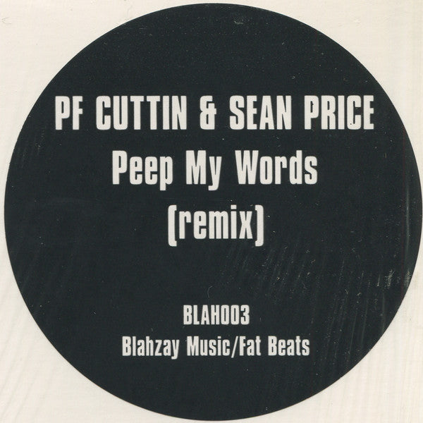 PF Cuttin* & Sean Price : Peep My Words (Remix) (12")