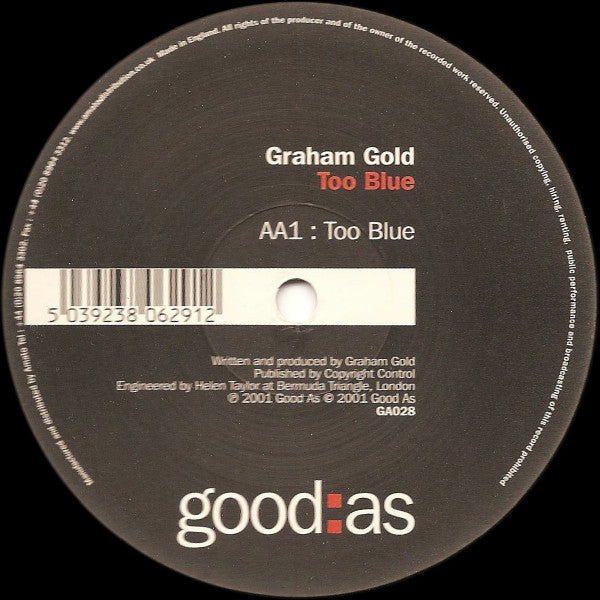Graham Gold : Fresh & Green / Too Blue (12")