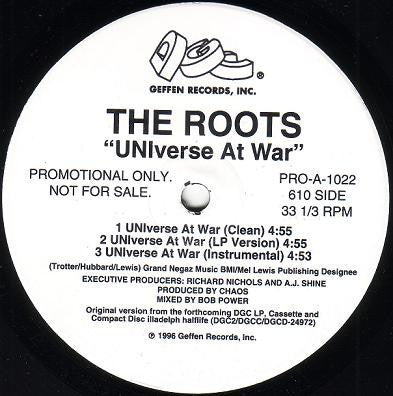 The Roots : Concerto Of The Desperado / UNIverse At War (12", Promo)