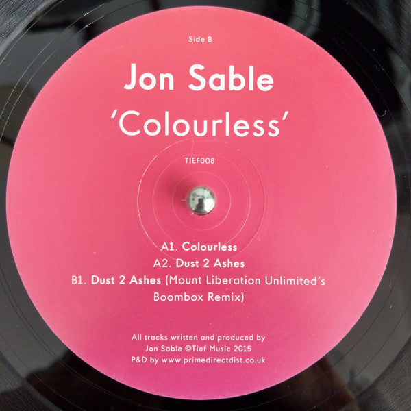 Jon Sable : Colourless (12")