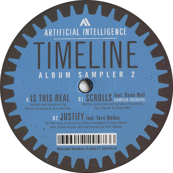 Artificial Intelligence : Timeline Album Sampler 2 (12", Smplr)