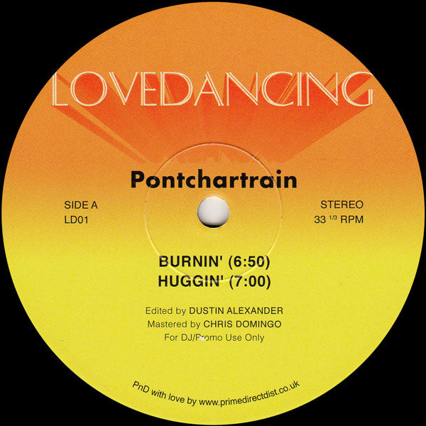 Pontchartrain : Burnin EP (12", EP, Promo, RP, Ora)