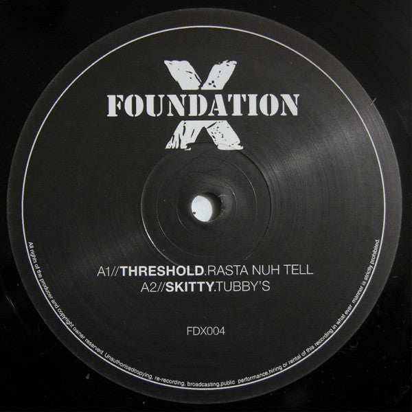 Various : Foundation X 004 (12", EP, RP)