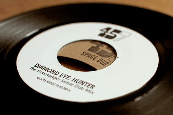 Diamond Eye : Hunter / The Approach - Dubmonger & LXC Remixes (45Seven Repress) (7", RE, W/Lbl)