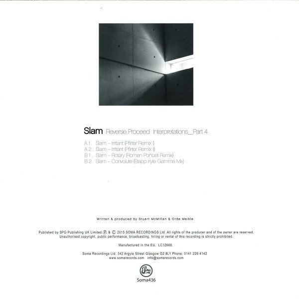 Slam : Reverse Proceed Interpretations_Part 4 (12")