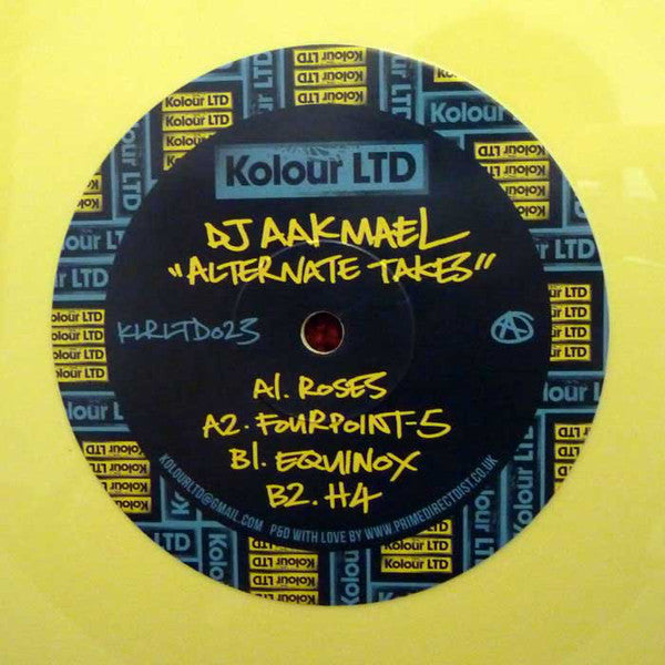 DJ Aakmael : Alternate Takes (12", Yel)