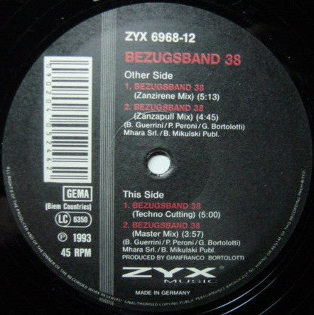 Bezugsband 38 : Bezugsband 38 (12")